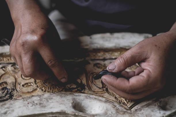 istock Women hands working to create handcraft art. 1144331285
