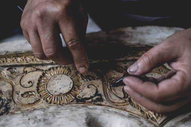 istock Women hands working to create handcraft art. 1144331286