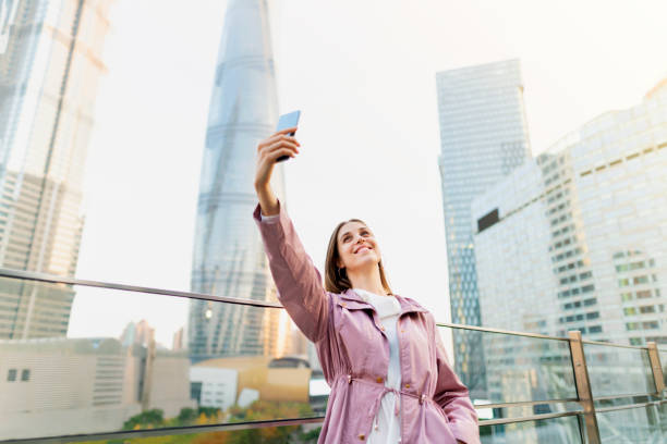 istock Selfie From Her Best Journey 1144336379