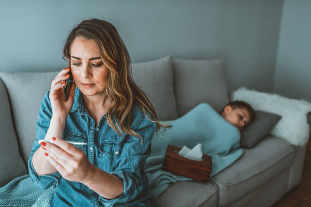 istock Concerned mother talking on phone 1144336699