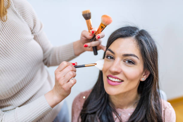 istock Makeup and hairstyle for a beautiful model 1144339264