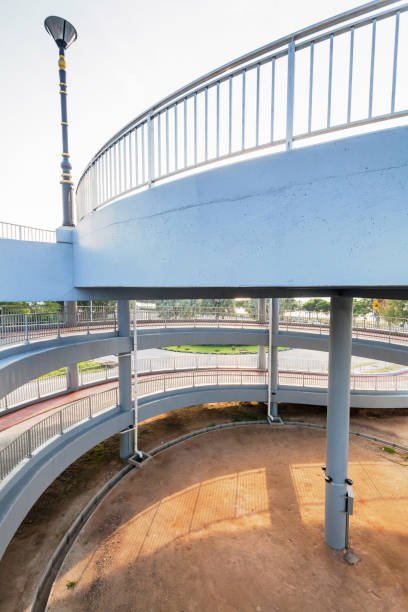 istock Cycling and jogging track view indicating good exercise culture 1144340231