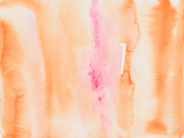 istock Abstract background by hand drawn brown with orange and red color  liquid drip 1144340244