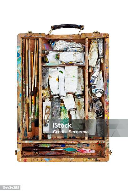 Paint In The Sketchbook Stock Photo - Download Image Now - Color Image, Drawing - Activity, Dye