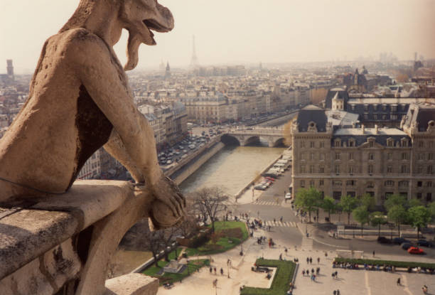 istock Notre Dame cathedral in Paris 1144348258