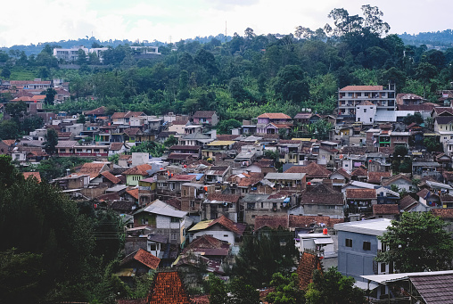 Vista de Dago Village, Bandung, Indonesia. photo