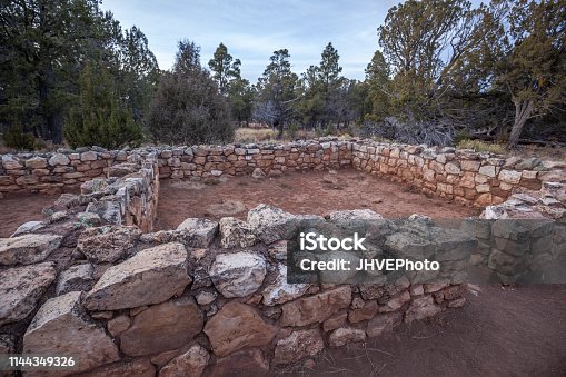istock Ruins in Walnut Canyon National Monument,  Arizona, USA 1144349326