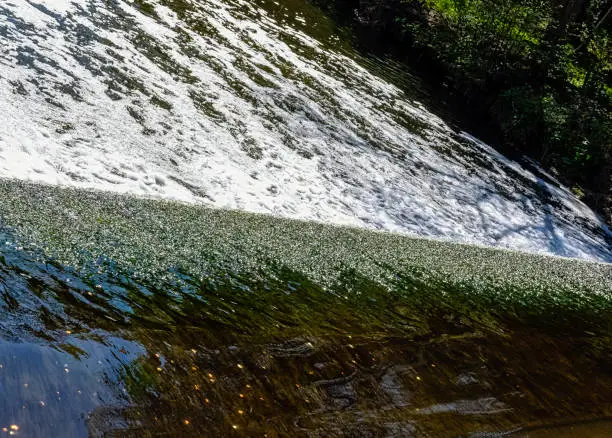 Photo of River Avon cascade in Warwick, Warwickshire, United Kingdom