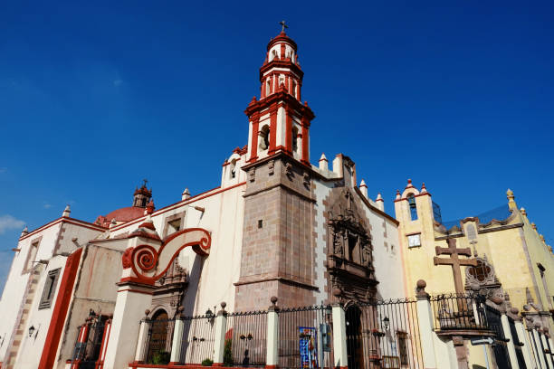 Mexico Queretaro colonial city stock photo