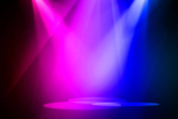 istock The concert on stage background with flood lights 1144356285