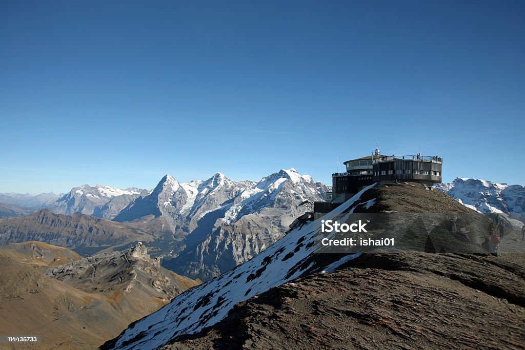 Schilthorn Panorama (Svizzera - Foto stock royalty-free di Alpi Bernesi
