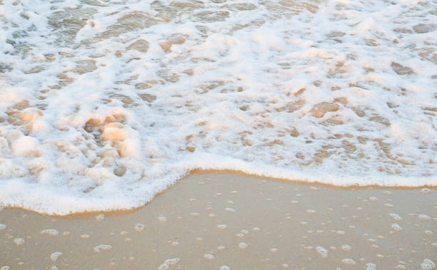 istock Wave & Sand beach background , holiday or relax in summer concept. 1144359526