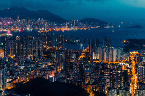 istock Hong Kong Kowloon city skyline 1144364045