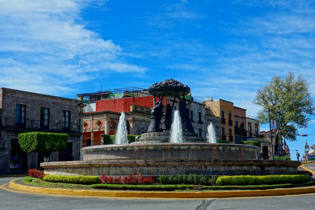 Mexico Morelia city stock photo