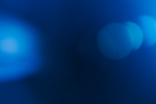 lente destello borroso resplandor azul fondo abstracto photo