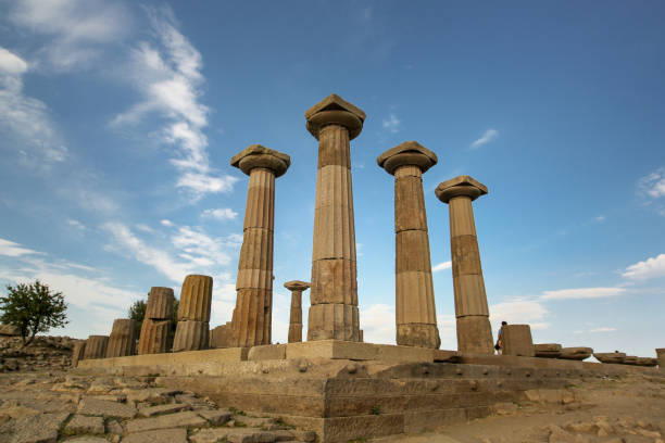 istock Stone columns at Temple of Athena / Assos 1144375708