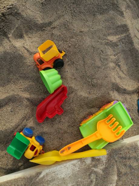 istock Toys in sandbox 1144388328