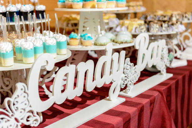 istock Ukrainian wedding and sweet, nice buffet table 1144389804