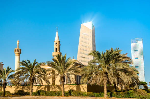 mesquita do al haddad na cidade de kuwait - kuwait city - fotografias e filmes do acervo