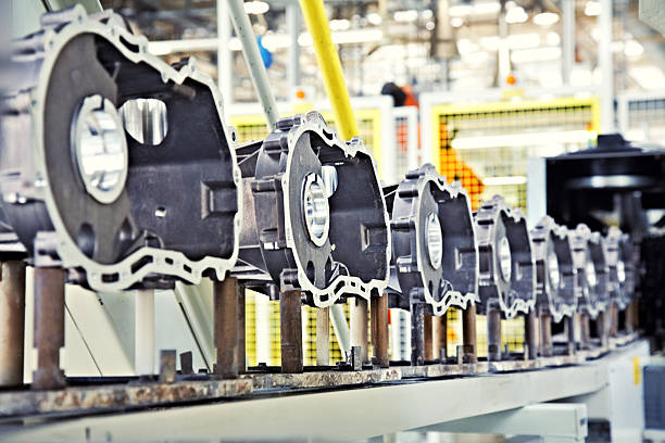 제조 부품 엔진 - industry close up manufacturing car 뉴스 사진 이미지