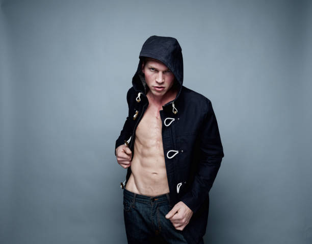 istock Sexy man wearing warm clothing 1144396636
