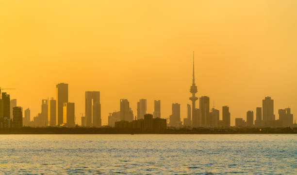 istock Skyline of Kuwait City at sunset 1144398283