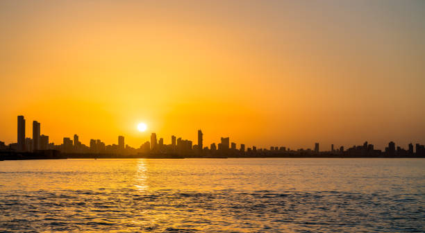 istock Skyline of Kuwait City at sunset 1144398355