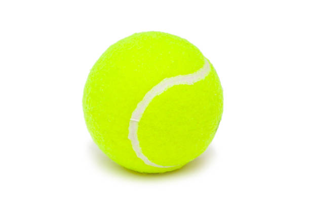 istock Tennis balls isolated on white 1144398430