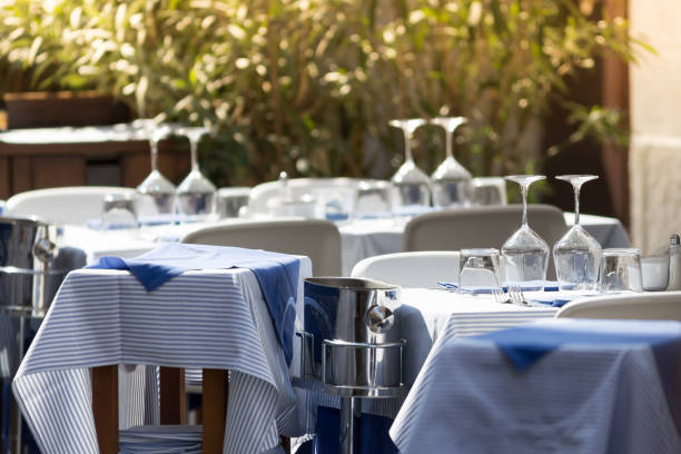 istock Elegant and traditional Italian restaurant 1144398890
