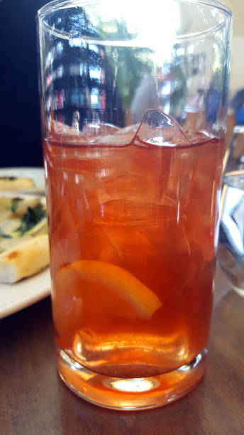 istock Lunch With Refreshing Ice Tea And Lemon 1144399389