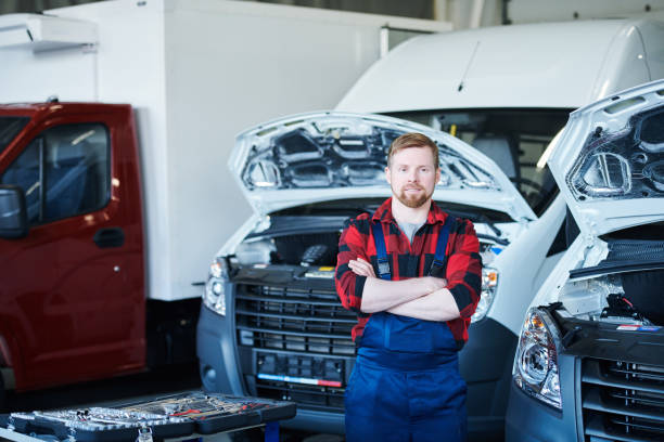 istock Repairman in workwear 1144401039