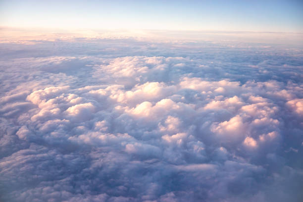 istock view sky and clouds from an airplane. flying above the clouds. 1144402871