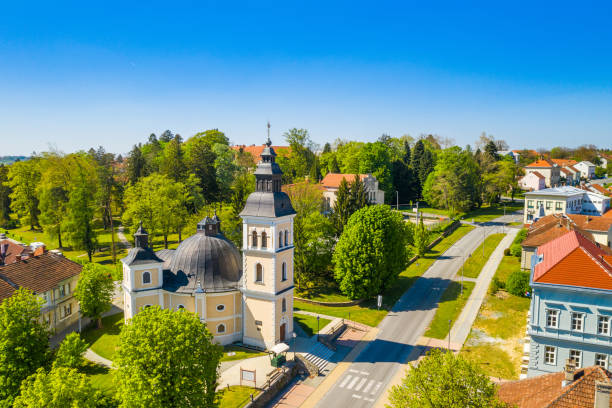 istock Croatia, Slavonia, Daruvar, panorama 1144404347