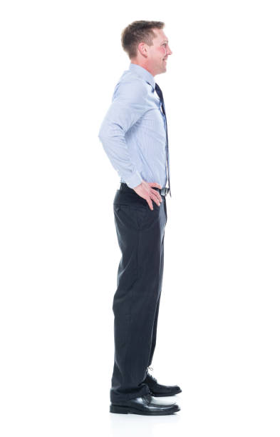 istock Handsome caucasian businessman in nice clothing - hands on hips 1144406745