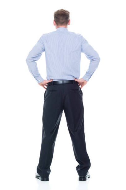 istock Handsome caucasian businessman in nice clothing - hands on hips 1144406791