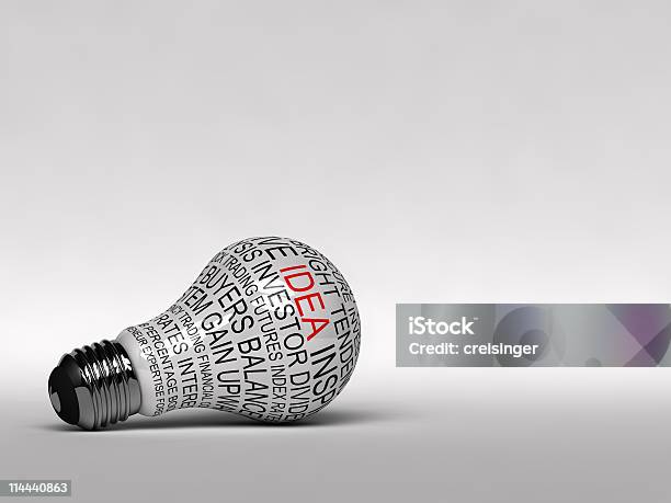 Various Concepts Written On A Light Bulb Stock Photo - Download Image Now - Business, Color Image, Concepts