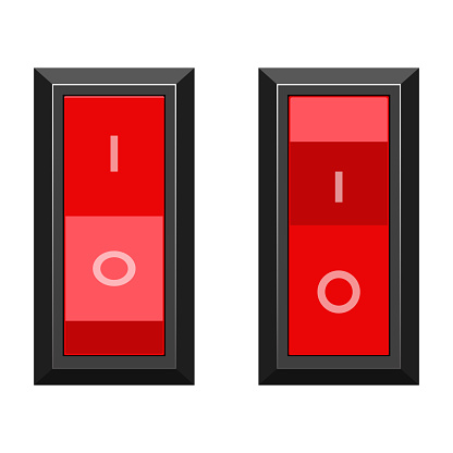 Switch Buttons Vector Design Illustration Isolated On White Background ...