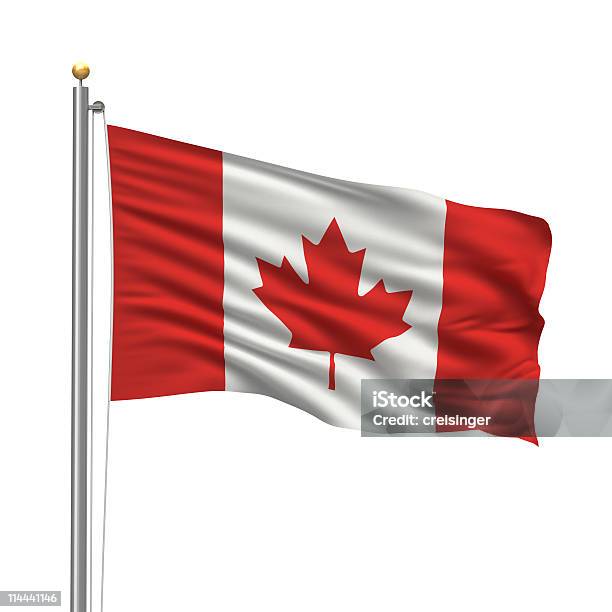 Bandeira Do Canadá - Fotografias de stock e mais imagens de Bandeira - Bandeira, Bandeira Nacional, Bandeira do Canadá