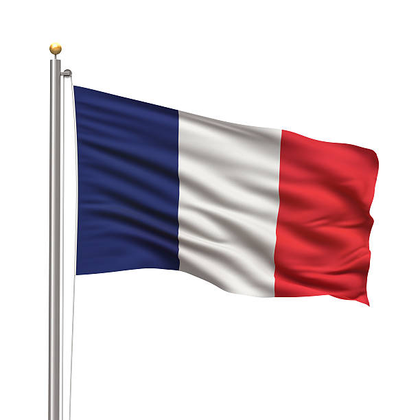 Flag of France stock photo