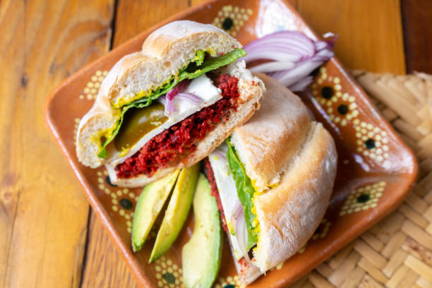 istock Mexican Food. Chorizo sandwich 
