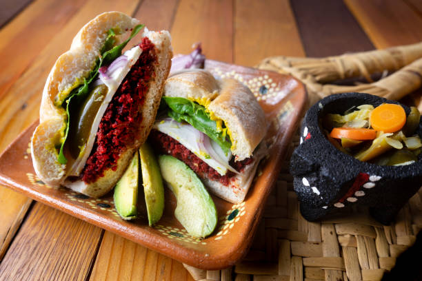 istock Mexican Food. Chorizo sandwich 