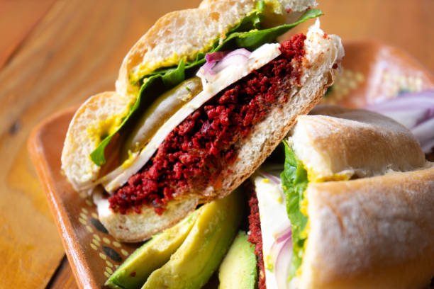 istock Mexican Food. Chorizo sandwich 