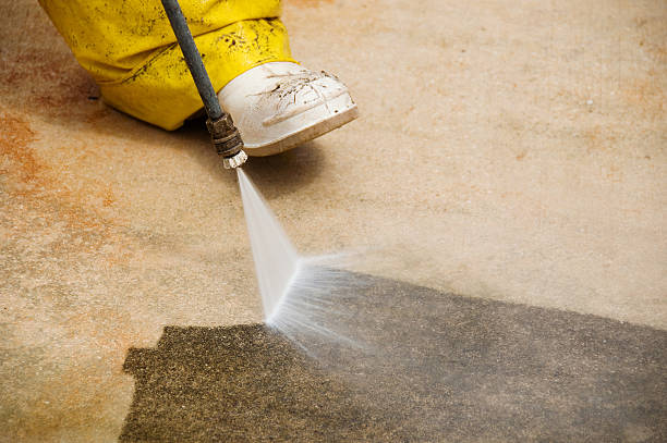 Pressure cleaning stock photo