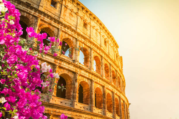 istock Colosseum at sunset in Rome, Italy 1144423405
