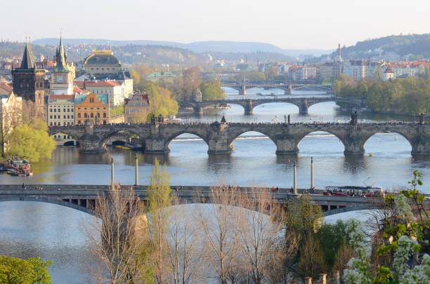 istock Bridges of Prague in spring 1144430624