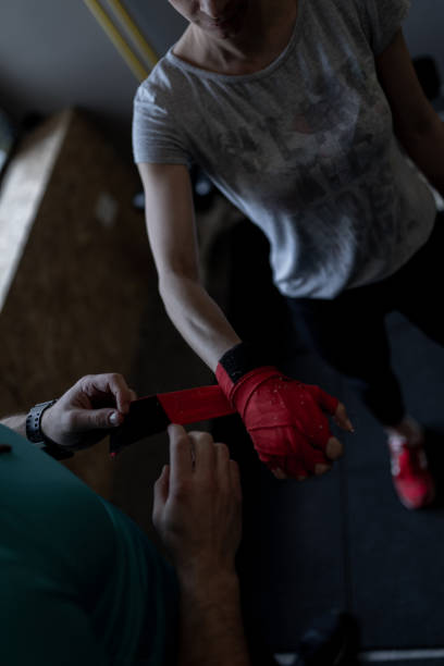 istock Tying Up Sports Glove 1144433522