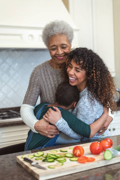istock Family generations cooking together 1144444282