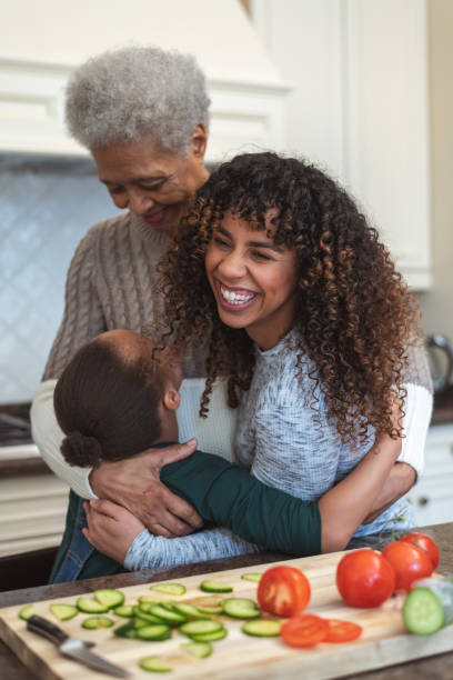 istock Family generations cooking together 1144444288