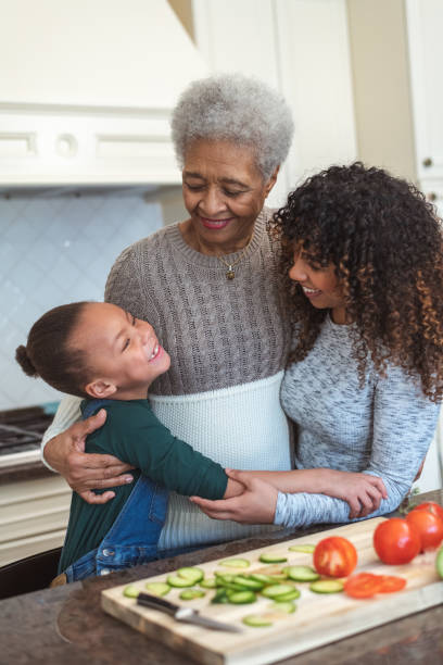istock Family generations cooking together 1144444289