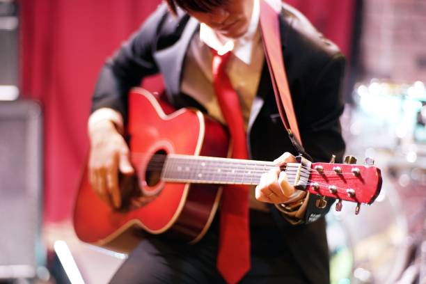 istock Guitarist is playing guitar 1144447632